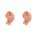 thumbnail image 2 of sweethay Bufanda de bebé Hilo grueso Tejer Bufandas para recién nacidos Buena elasticidad Silenciador Estilo clásico Pañuelo infantil Rosa Rosado 2piezas, 2 of 6