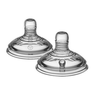 Tommee Tippee Natural Start Baby Bottle Nipples, Thicker Feed, 6  Months, Breast-like for a Natural Latch, Anti-colic Valve, Soft Silicone