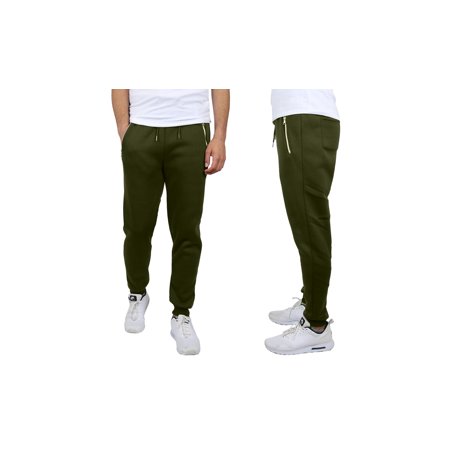 Galaxy By Harvic Men's Slim Fit Jogger Pants With Zipper Pockets