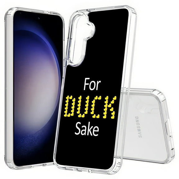 TalkingCase Slim Fit Phone Case Compatible for Samsung Galaxy S25 Plus(Not S25/ S25 Ultra), For Duck Sake Print, Lightweight,Flexible, USA Print