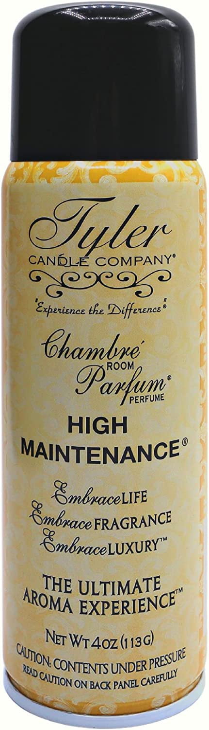 Tyler Candle Company High Maintenance Chambre Parfum -  Air Freshener/Room Spray - 4 oz