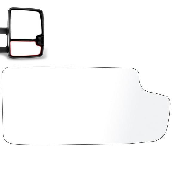 ECCPP Towing Mirror Glass for 1988-1998 For Chevy/For GMC C1500/K1500 1988-2000 For Chevy/For GMC C2500/K2500/K3500 1988-2001 For Chevy C3500 Right Side Lower Convex Glass Tow Mirror Glass