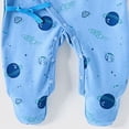 thumbnail image 5 of CAUYDY Newborn Going Home Outfit Toddler Sleepers for Baby Boy Long Sleeve Romper 6 9 12 18 Months Preemie Infant Boys Clothing Fall Winter Dark Blue for Sizes 3-6 Months, 5 of 6