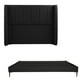 thumbnail image 1 of Recámara King Size Foss Negro con Cabecera + Base Cama Slim, 1 of 11