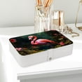 thumbnail image 6 of Flamingo Portable PU Leather Earring Holder with Removable Compartment - Jewelry Stand, Display Case, and Jewelry Boxes, 6 of 6