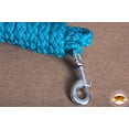 thumbnail image 5 of Horse Riding Poly Roping Lead Rope Blue 1/4 Inx8 Ft Snaps, 5 of 6
