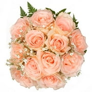 1 Dozen Mother's Day Creamy Peach Roses