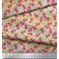 thumbnail image 3 of Soimoi Pink Poly Georgette Fabric Floral Printed Craft Fabric by The Yard 52 Inch Wide, 3 of 3