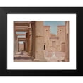 thumbnail image 2 of Jan Ciągliński 24x19 Black Modern Framed Museum Art Print Titled - Temple. from the Journey to Egypt 2 (1903), 2 of 5