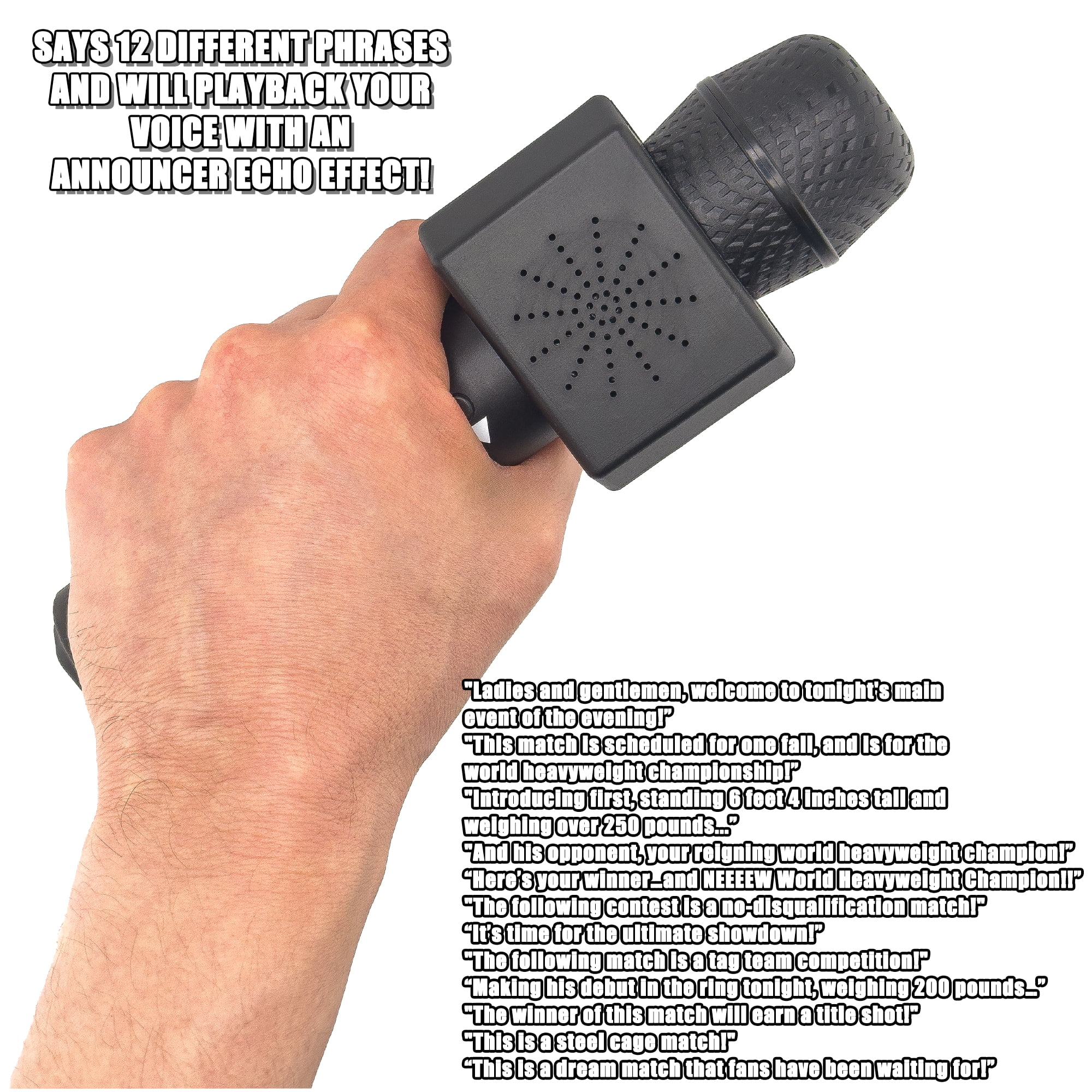 Talking Wrestling Ring Announcer Microphone