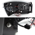 thumbnail image 2 of AKKON - For Dodge 07-08 Ram 1500 |2009 2500 3500 Black Dual Projector LED Headlights+ Dark Red Tail Lights, 2 of 7