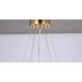 thumbnail image 2 of Bethel International Chandelier Gold Stainless Steel & Crystal, 2 of 5