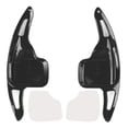 thumbnail image 1 of Steering Wheel Paddle Shifter Extensions For BMW F15 F25 F30 F31 Black, 1 of 12