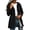Black, variant on Staron Women Hooded Rain Jacket Waterproof Lightweight Windbreaker Long Sleeve Button Zip Collared Solid Casual Basic Travel Loose Coat, Army Green XXL