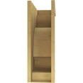 thumbnail image 4 of 12"W x 24"D x 36"H Classic Alma Rough Cedar Woodgrain TimberThane Corbel, Primed Tan, 4 of 6