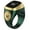 Green, variant on TONKBEEY Prayer Smart Tally Counter Ring Muslim Digital Time Reminder 0.49inch 72x40 OLED Display Screen Great Gift for Muslims