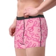 thumbnail image 2 of KLL pink bow Men's Cotton Boxer Briefs Underwear-Large, 2 of 5