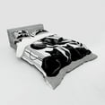 thumbnail image 2 of Ambesonne Cat Bedding Set 4 Pcs, Mid Century Modern Boho Kitties, Calking, Pale Grey Charcoal Grey, 2 of 2