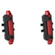 thumbnail image 1 of Luz LED Naiovety para bicicleta Rojo 2Conjunto recargables por USB, 1 of 6
