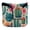 Cactus and Desert Flower, variant on Haosy Hand Drawn Red Blue Yellow Hearts Golf Mallet Putter Cover Strong Magnetic Leather Golf Club Headcover Closure