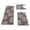 #1 Printed - 15.7" x 31.4" - Brown, variant on Dmlowu 3 Piece Bathroom Rugs Set, Extra Thick Plush Bath Mat Non Slip, Soft Absorbent Washable Rugs for Bathroom Laundry Room Floor, 15.7" x 31.4"