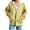 Yellow D, variant on Yangnuo Womens Trendy Solid Color Zip Up Hoodies Women's Fashion Casual Ladies Printed Long Sleeve Tops Blouse Hooded Sweatshirts