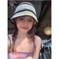 thumbnail image 5 of Crochet Bucket Hat for Women Knit Sun Hat for Summer Handmade Foldable Beach Caps Beanie Cute Comfy and Casual, 5 of 5