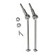 thumbnail image 1 of 2x 12 Shaft Set Actualización de piezas Accesorios Reemplazos para DIY Accesorios Camiones Piezas de vehículos Hugo Eje de transmisión de coche RC, 1 of 3