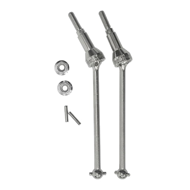 2x 12 Shaft Set Actualización de piezas Accesorios Reemplazos para DIY Accesorios Camiones Piezas de vehículos Hugo Eje de transmisión de coche RC