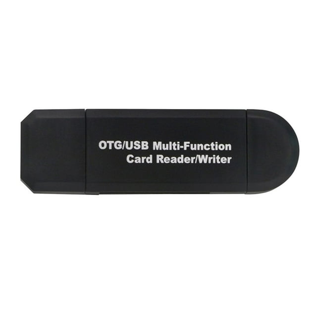 fashionhome OTG Cellphone Camera Card Reader TF SD Card To USB micro USB 2 In 1 Adaptor High Speed ABS Plastic