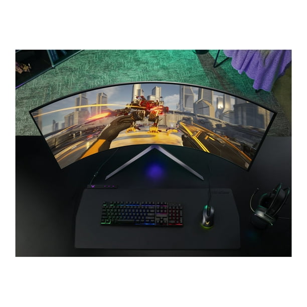 LG UltraGear 45GR95QE-B - OLED monitor - gaming - curved - 45