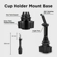 thumbnail image 4 of Mighty Mount Universal Cup Holder Phone Mount - Grip Cradle, 4 of 6