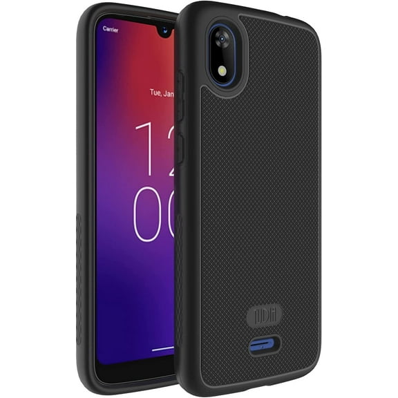 TUDIA MergeGrip Moxee M2160 Phone Case MH-T6000 / Ans Artia P600 Case Heavy Duty - Matte Black