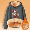 thumbnail image 2 of WILLBEST Sudadera Deportiva para Mujer, Ideal para Navidad E Invierno Sudadera con Capucha Gruesa, Cálida y Colorida Grande, 2 of 3