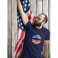 thumbnail image 2 of Patriotic Sunflower Usa T-Shirt Men -Image by Shutterstock, Male XX-Large, 2 of 4