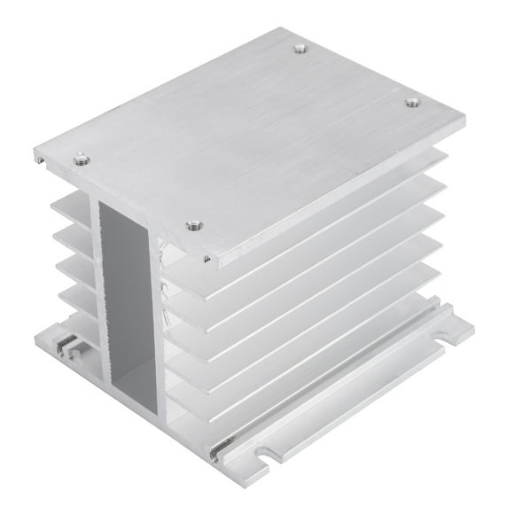 Heat Sink ONLY SSR Dissipation, Protect Your Relay Heat Sink, Durable For Three Phase SSR Mountable Heatsink Design Easy To Install