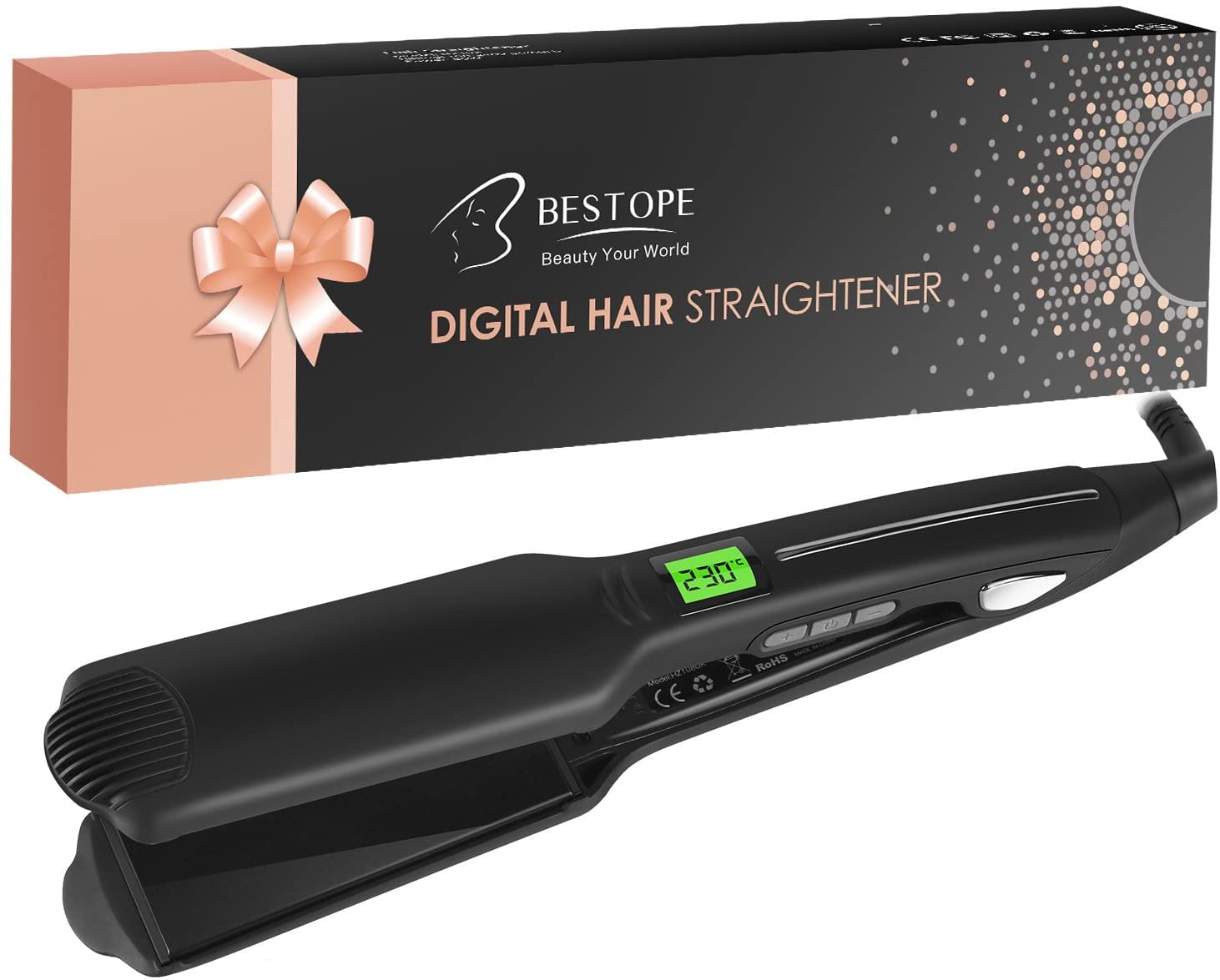 wide hair straightener