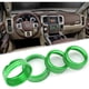 thumbnail image 1 of LYD para 2013-2017 Dodge Ram aire acondicionado AC cubierta de perilla de control de clima 4 piezas LYD interiores de automóviles, 1 of 2