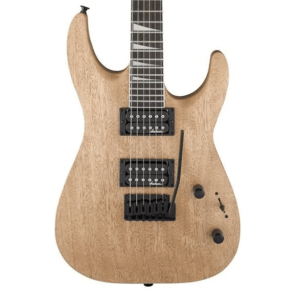 Jackson Dinky Arch Top JS22 DKA Electric Guitar, Natural Oil, 12.3 lb