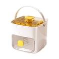 thumbnail image 1 of MKHSQHDG Today's Deals Portable Ice Maker for Freezer with Ice Compact Countertop Design & Storage Drawer | for Home Household & Outdoor Use, 1 of 9