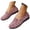 Pink, variant on Women Casual Shoes Knitted Mesh Round Toe Slip On Soft Sole Loafers Breathable Daily Shoes ,Us Size:6.5