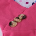thumbnail image 5 of kayannuo Fall Clothes For Women Casual Womens Sweatshirt Pure Color Pocket Button Pullover Sweatshirt Blouse Pink, 5 of 8