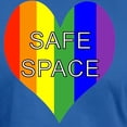 thumbnail image 3 of CafePress - Safe Space Middle Men's Fitted T Shirt (Dark) - Men's Fitted T-Shirt, 3 of 4