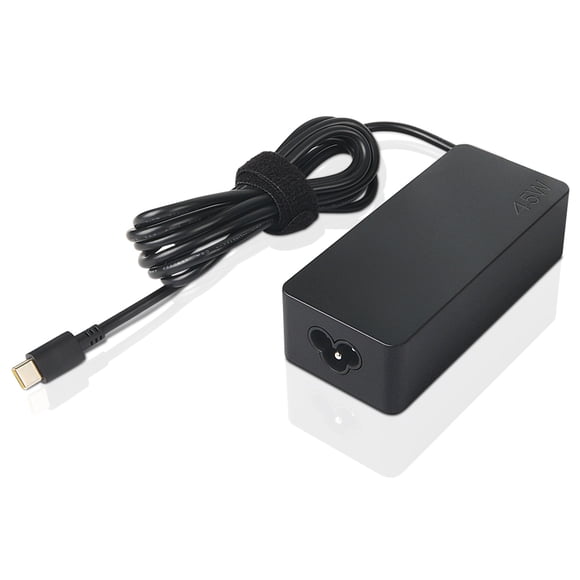 Lenovo 45W USB-C AC Adapter - 45 W - 120 V AC, 230 V AC Input - 5 V DC, 9 V DC, 15 V DC, 20 V DC Output - 3 A
