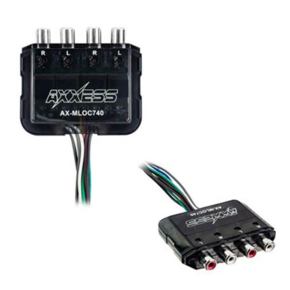Axxess AXLOC4M-80 4-Channel Line Output Converter 80 Watt max per channel