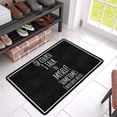 thumbnail image 2 of MKHERT Funny Saying I Talk to Myself I Need Expect Advice Doormat Rug Home Decor Floor Mat Bath Mat 30x18 inch, 2 of 3