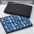 thumbnail image 4 of CounterArt "Indigo Blocks" Hardboard Tabletop Placemats 4-Pack, 4 of 7