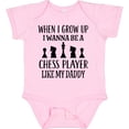 thumbnail image 3 of Inktastic Future Chess Player Like Daddy Boys or Girls Baby Bodysuit, 3 of 5