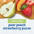 thumbnail image 3 of Gerber 2nd Foods Organic Baby Food, Pear Peach Strawberry, 3.5 oz Pouches (12 Pack), 3 of 11