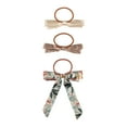 thumbnail image 4 of Goody Tru x DomoINK Bow Hair Ties, No-Damage Stretch Bands, All Hair Types, Multicolor, 3 Ct, 4 of 5